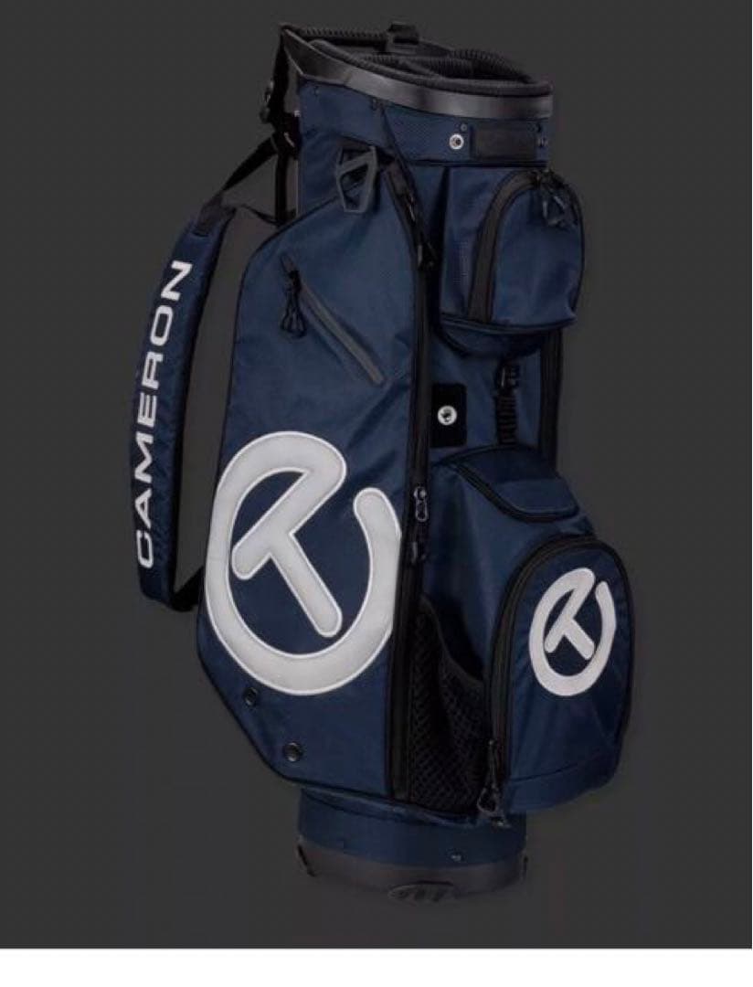 スコッティキャメロン　サークルT カートバッグ　ネイビー