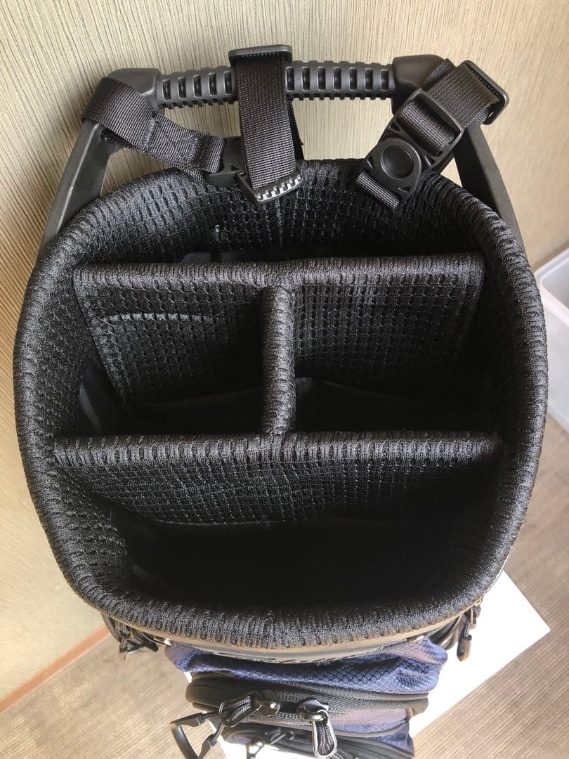 スコッティキャメロン　サークルT カートバッグ　ネイビー