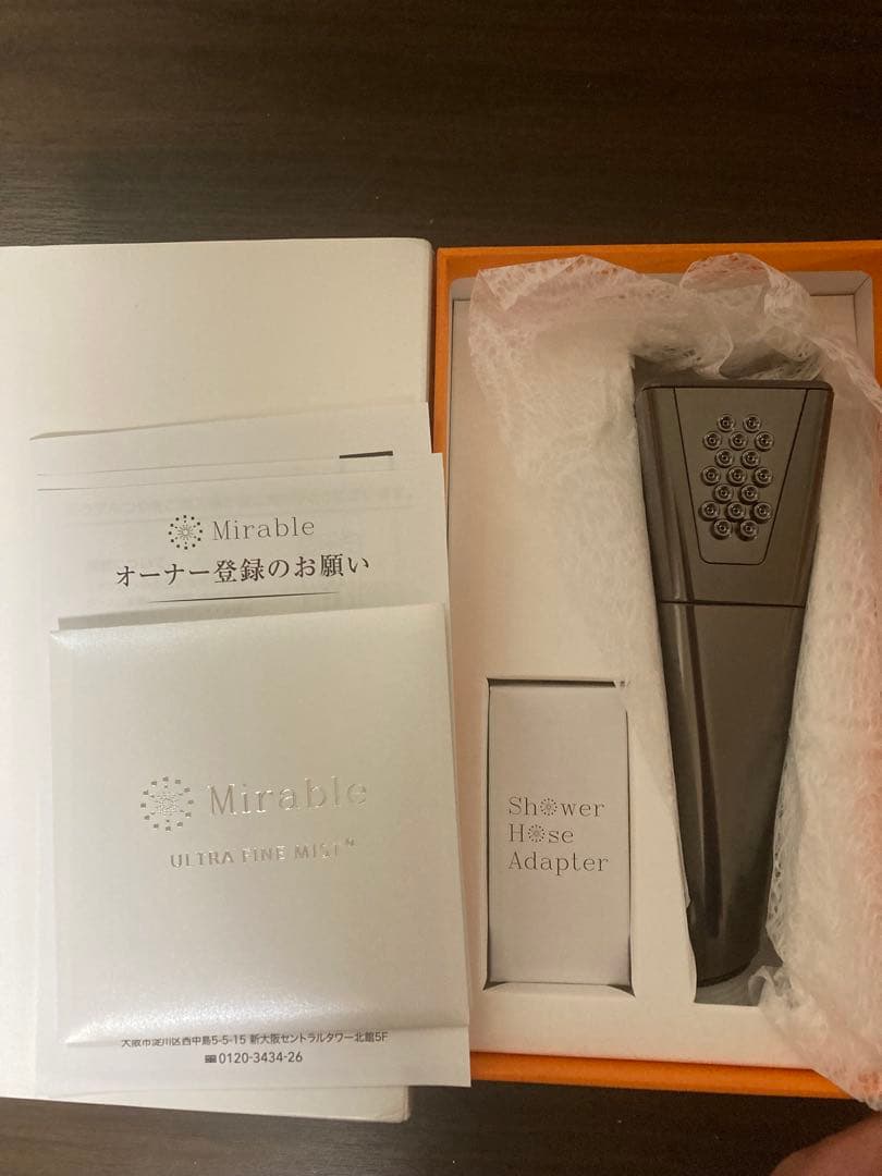 新品　未使用　 ミラブル シャワーヘッド 艶 M570