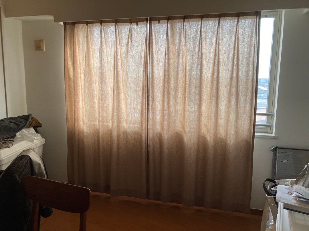 カーテン【びっくりカーテン】【横幅100cm 】【丈185cm】 【2枚セット】