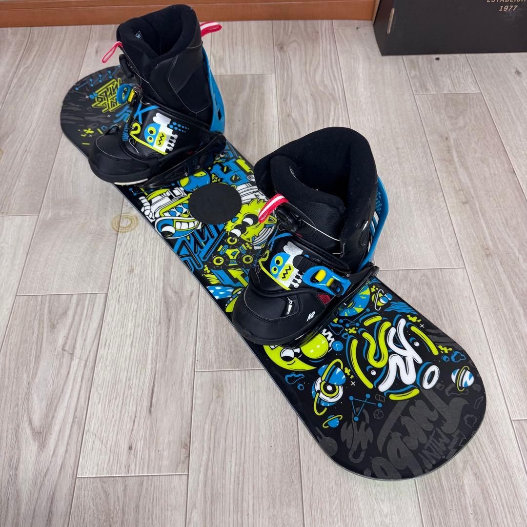 専用K2 MINIターボ スノーボードセット 90cmキッズスノーボード