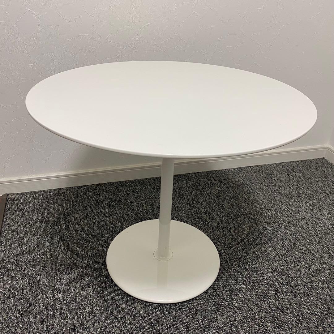 arflex LITS リッツ サイドテーブル 白 φ55cm H45cm