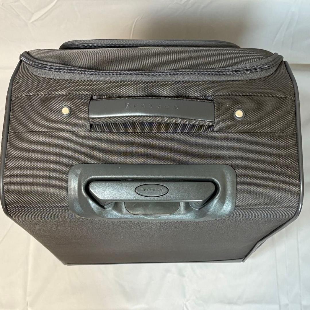 【美品】ProtecA スーツケース　ソフトキャリー　バッグ　ストッパー搭載