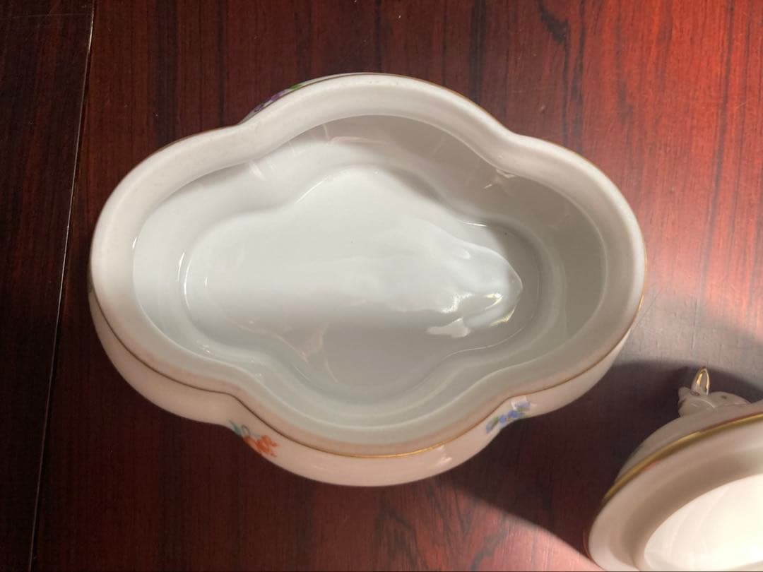 ヘレンド　うさぎボンボン入れ