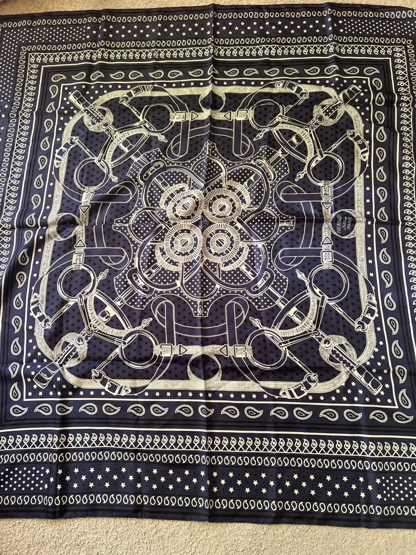 HERMESエルメス140バンダナ柄