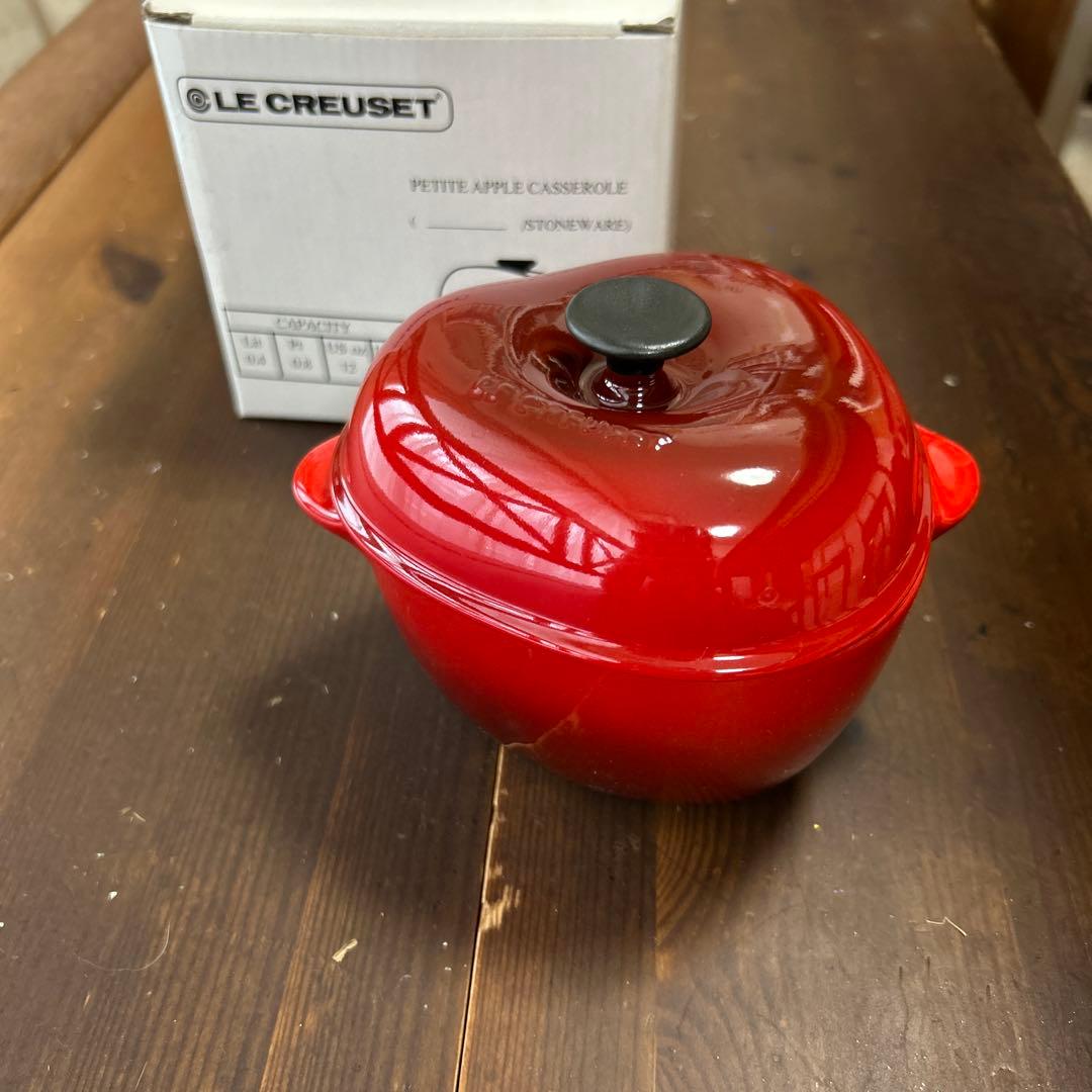 ル・クルーゼ　オーバル30㎝2枚　アップル　ココット　スプーンレスト　6点　廃盤