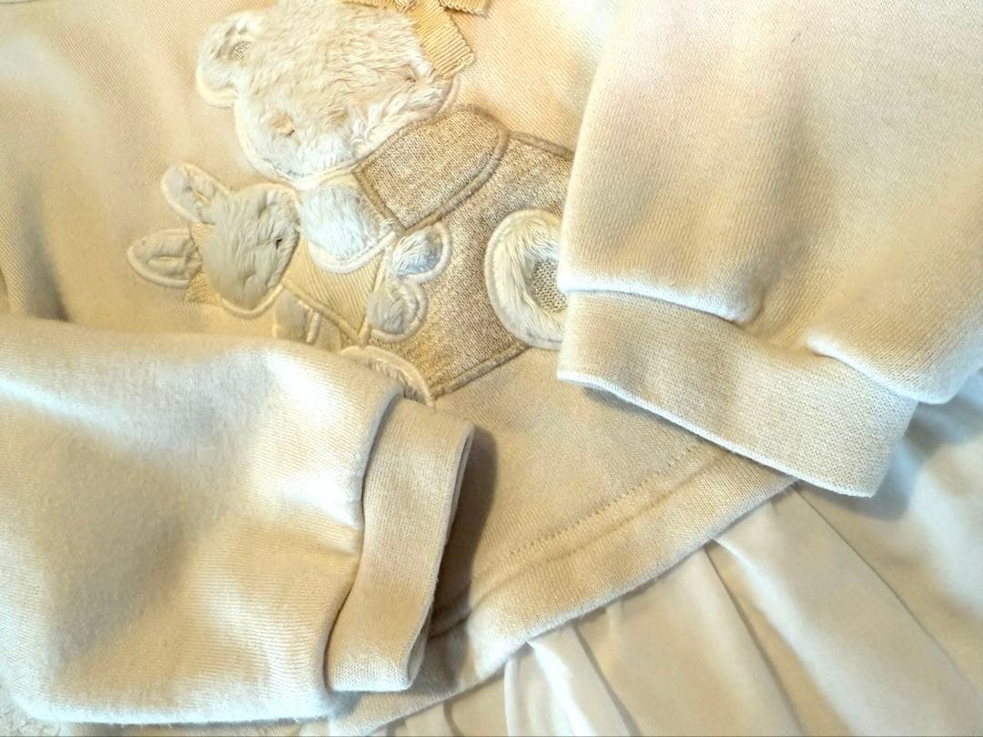 ファミリア 白 チュニック トレーナー 100cm