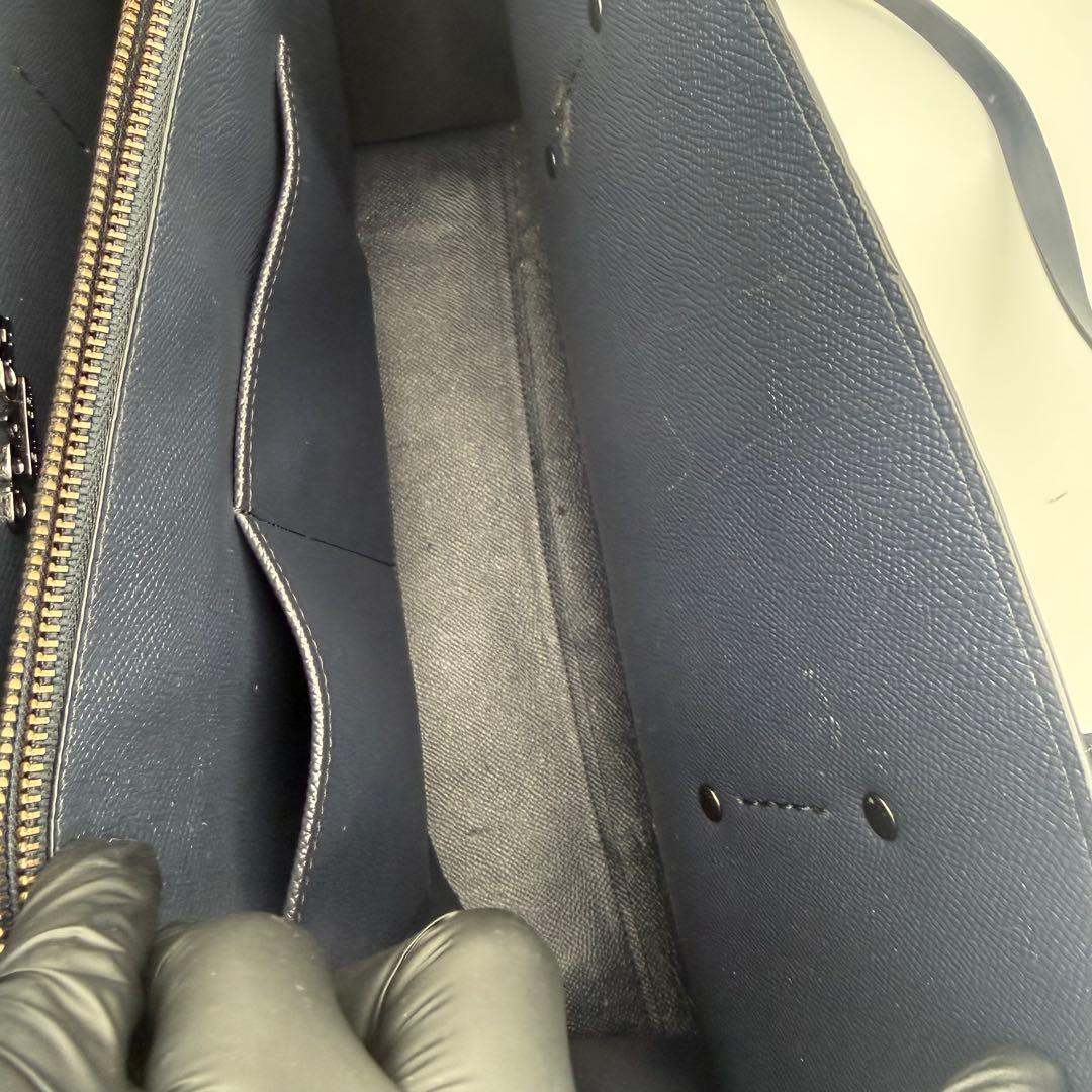 COACH チャーリーキャリーオール ヘビ革 ショルダーバッグ