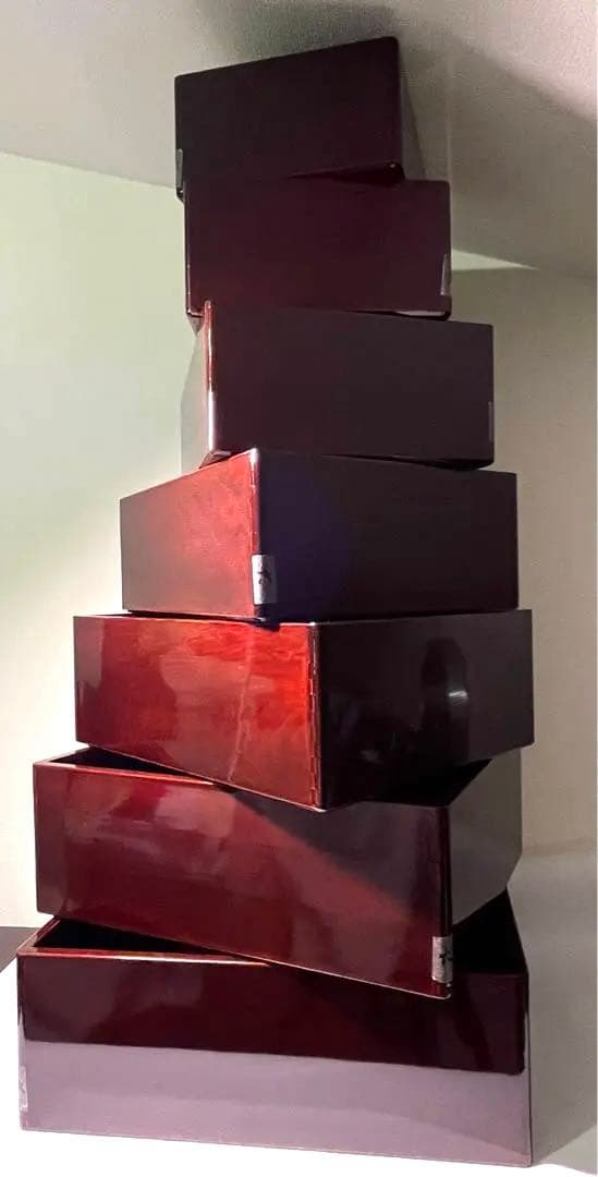 No 14 【春慶塗り七つ鉢 】１組（７個）定価：350,000円