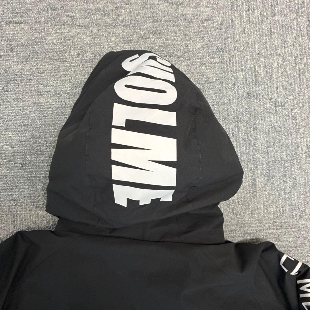 svolme発熱中綿ウォーマー上のみブラックLサイズ