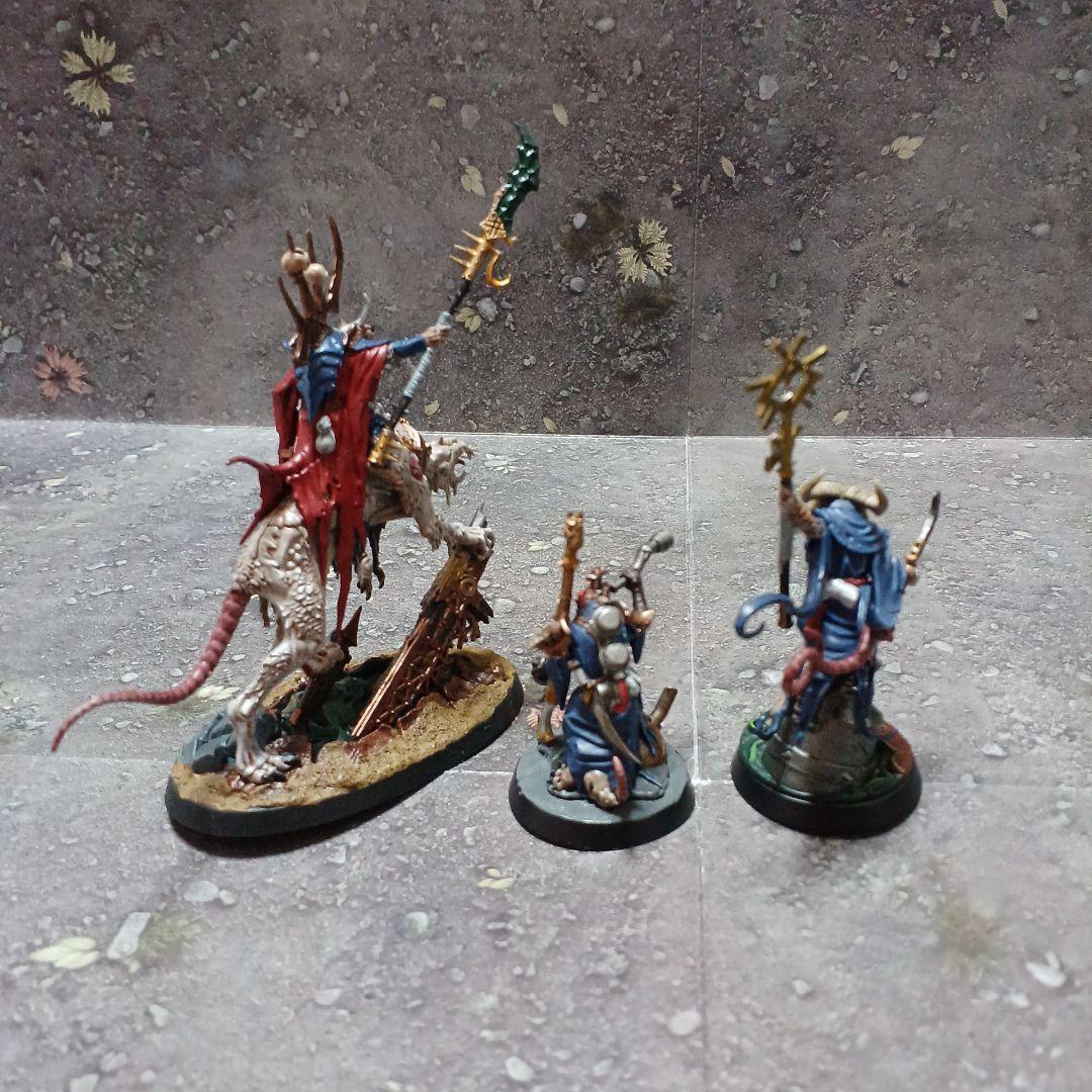 ウォーハンマー AOS スケイヴンタイド スケイヴン陣営 一部塗装済