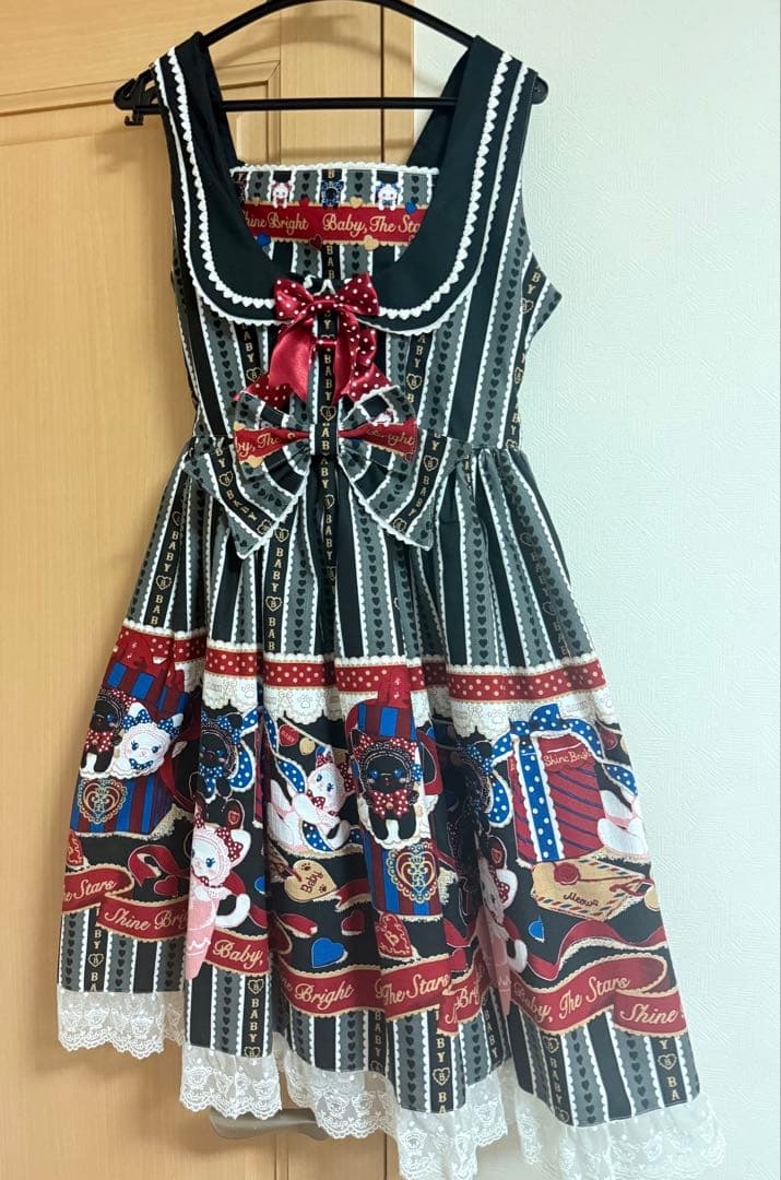 BABY ねこくみゃちゃん ジャンパースカート