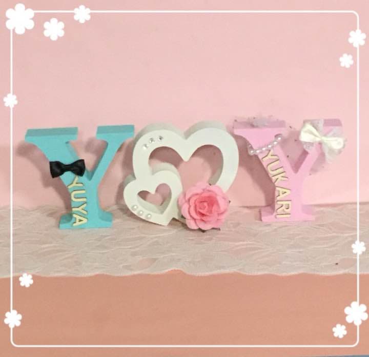 リアルゴールド様確認用♡ウエディングバージョン・イニシャルオブジェ