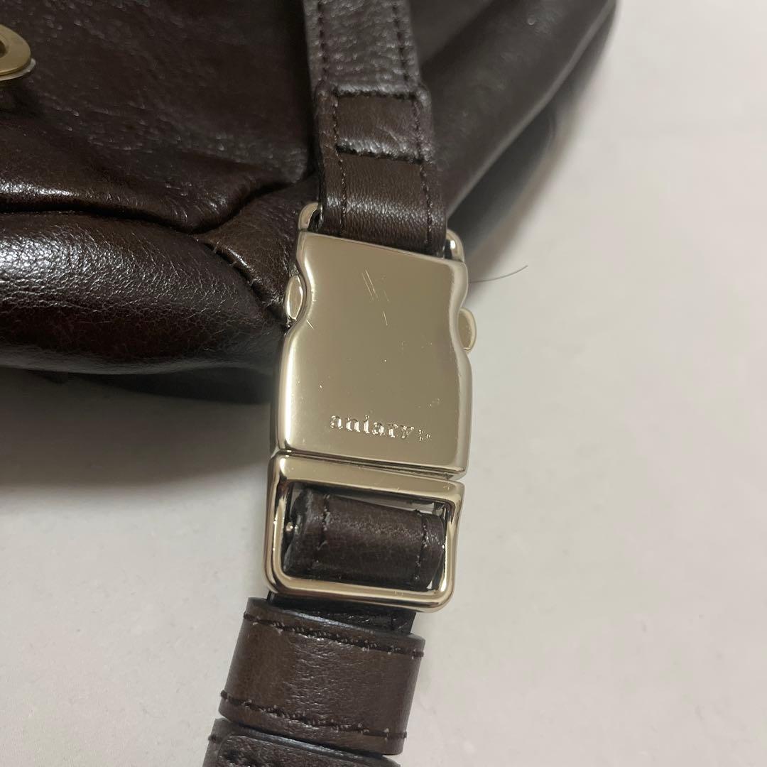 極美品 aniary レザーバッグ ウエストバッグ ショルダー ボディバッグ
