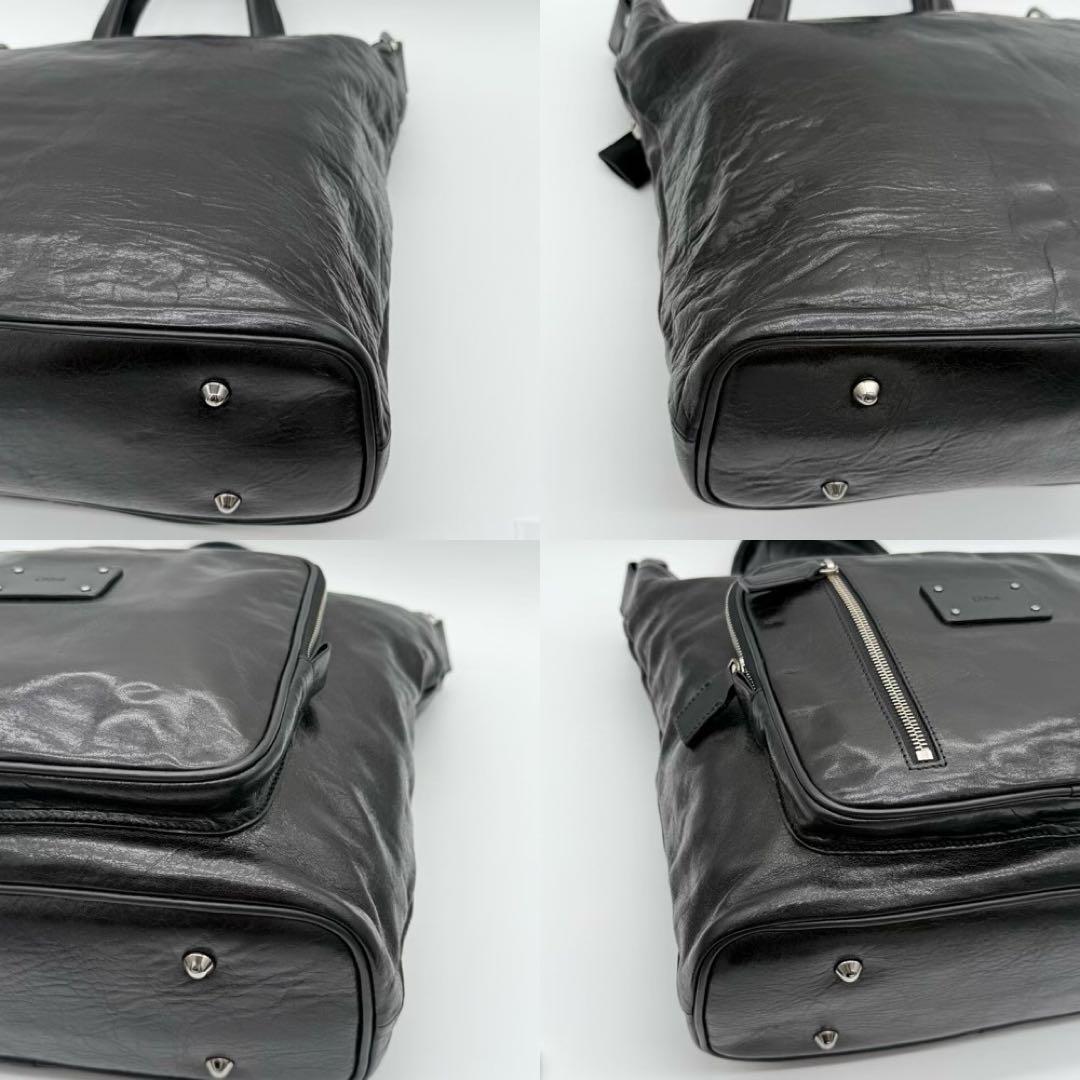 【美品】Chloe ミスターパディントン トートバッグ 2way ブラック