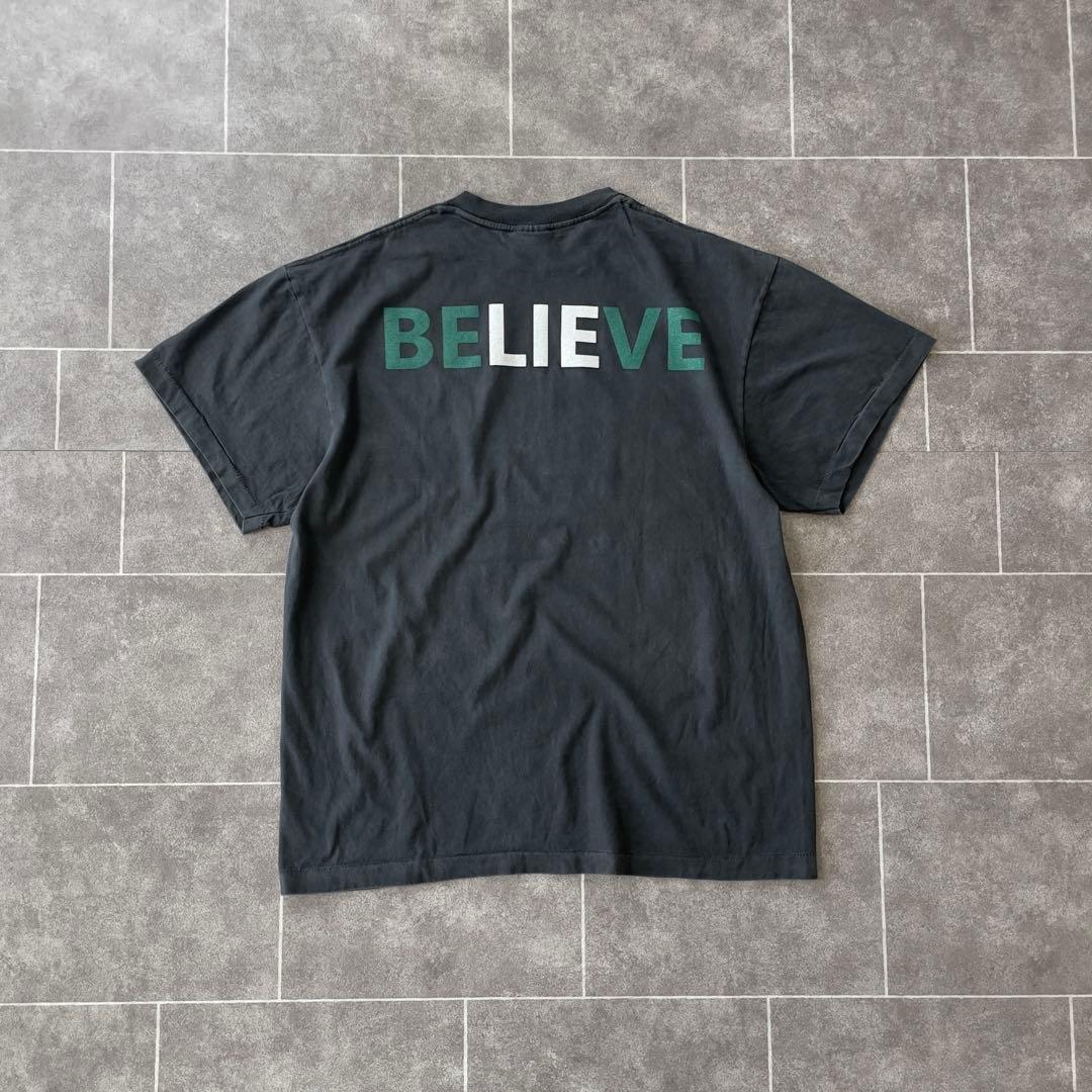 Marilyn Manson Believe Tシャツ 褪黒 XL