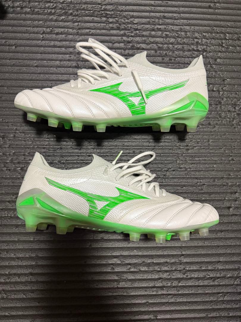 Mizuno Morelia Neo サッカーシューズ ホワイト/グリーン