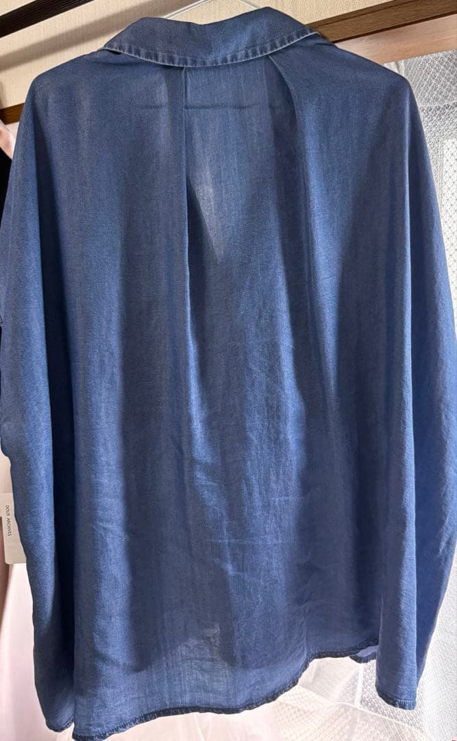 DOUX ARCHIVES ソフトデニムフレンチシャツ　BLUE