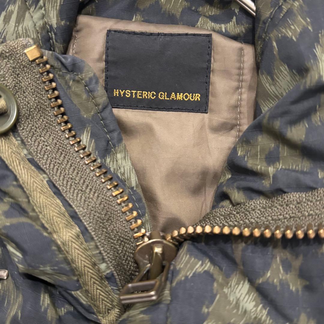 ヒステリックグラマー　プリマロフト レオパード ガール ワッペン 中綿 コート