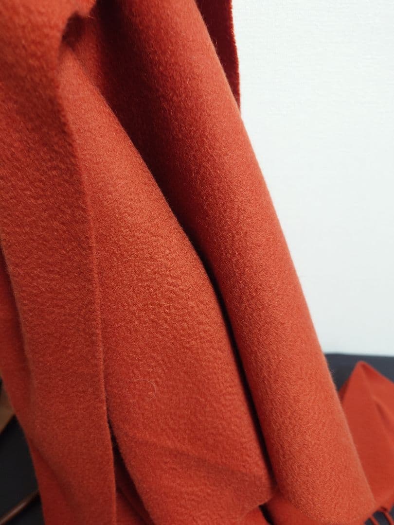 ロロ ピアーナ　Loro Piana　ストール　マフラー　オペラ　カシミヤ　赤茶