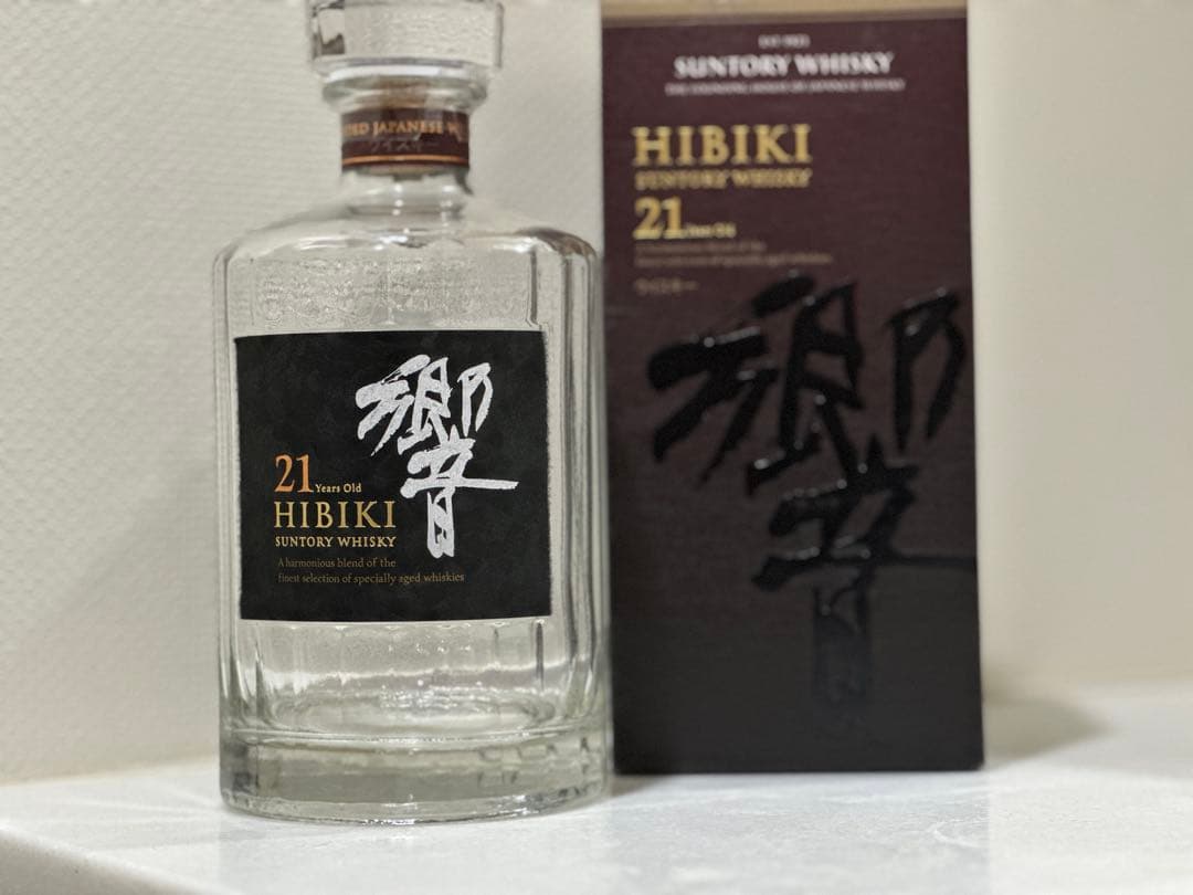 Hibiki 21年 ウイスキー空瓶