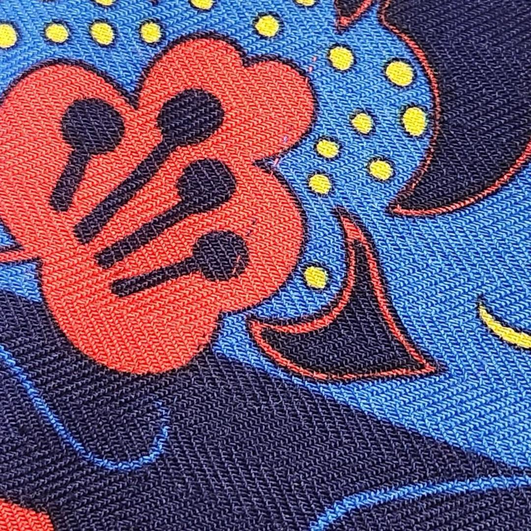 エルメス カシシル ストール 116×130 大判スカーフ カシミヤシルク 花柄