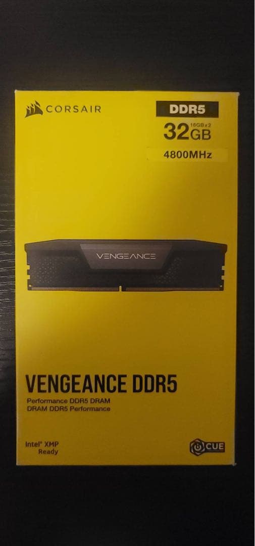 メモリー CORSAIR VENGEANCE DDR5 16GB INTEL/AMD