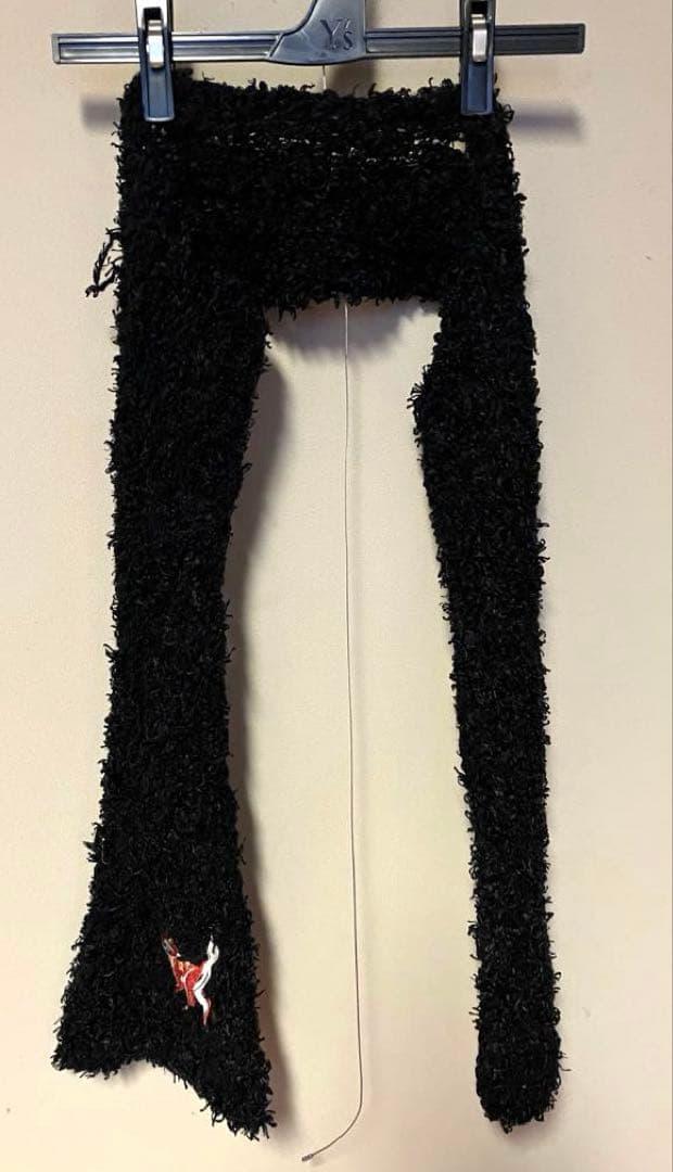 Bambi❣️ ビューティーアンドビースト ファンシーヤーンストール BLACK