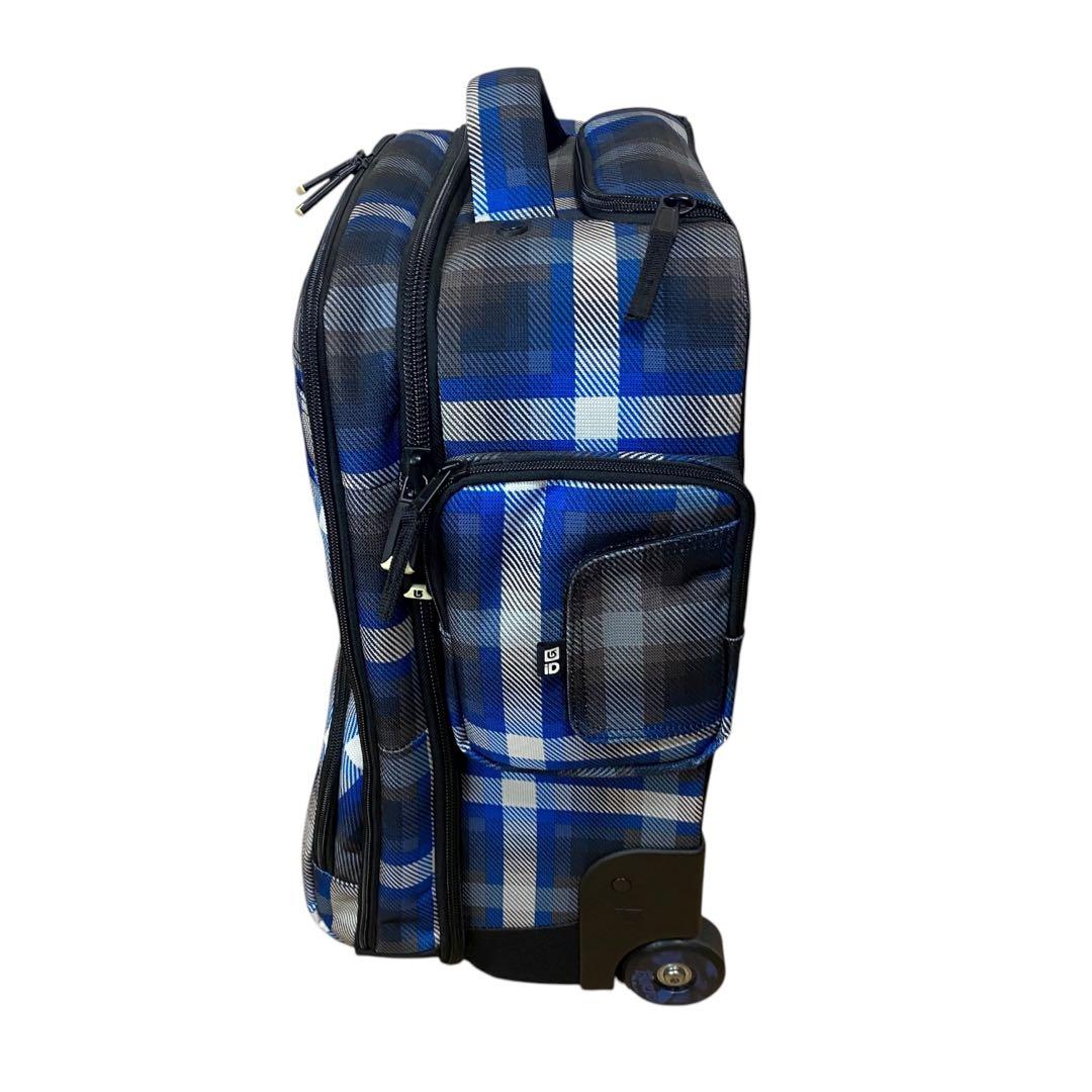 ≪極美品≫BURTON チェック柄 キャリーバック 旅行・スノボに最適！