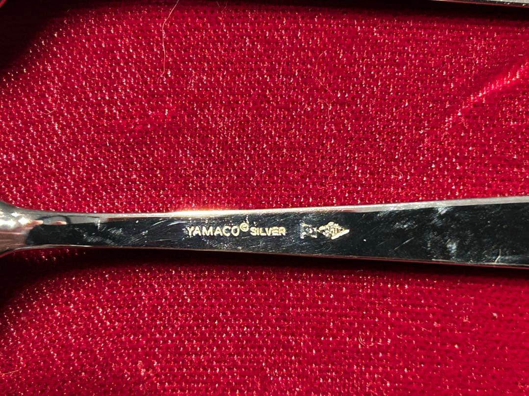 【純銀】YAMACO シルバー SILVER 950 スプーン2本 山崎金属工業