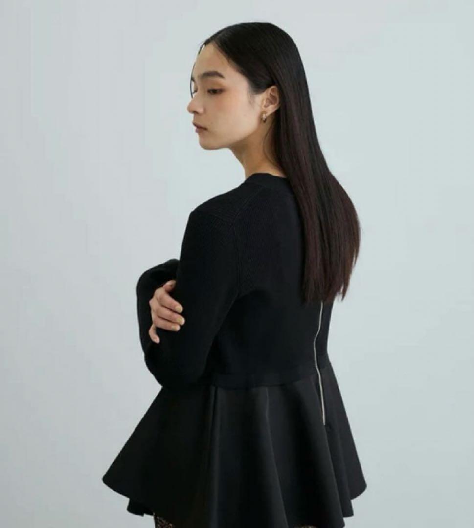 ADAM ET ROPE' 新品★ ペプラムコンビニットプルオーバー