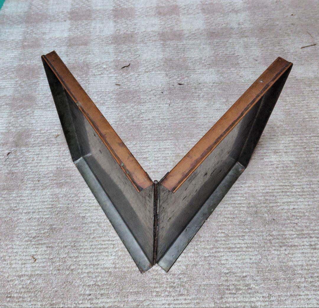 収納ケース　衣装ケース　昭和レトロ　銅製　金属製　アンティーク　骨董品　古道具