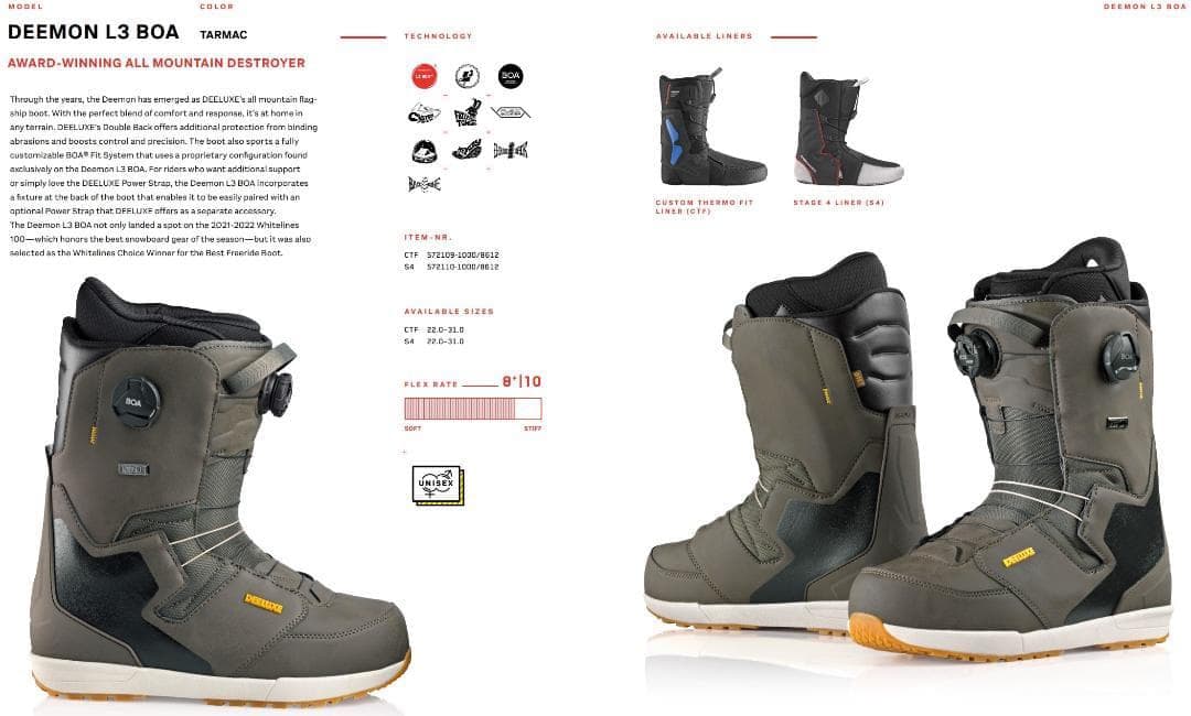 飯塚佳祐 22-23 ディーラックス DEEMON L3 BOA 27.5