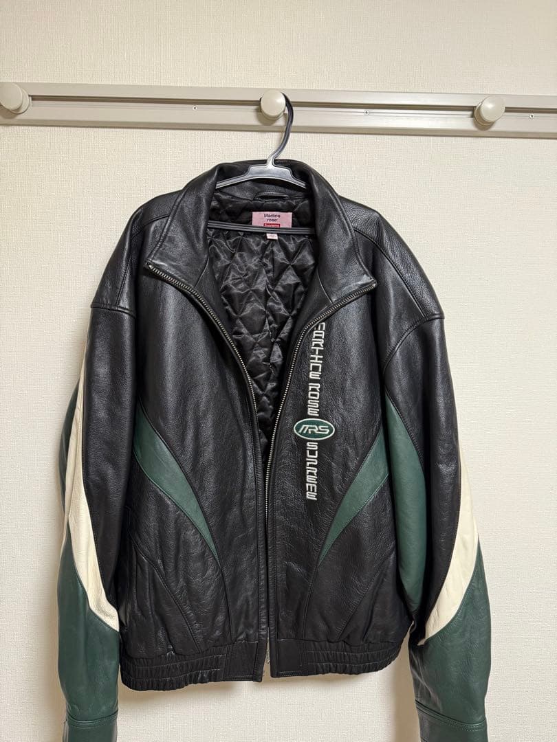 supreme Martine Rose Leather Jacket 本人着用