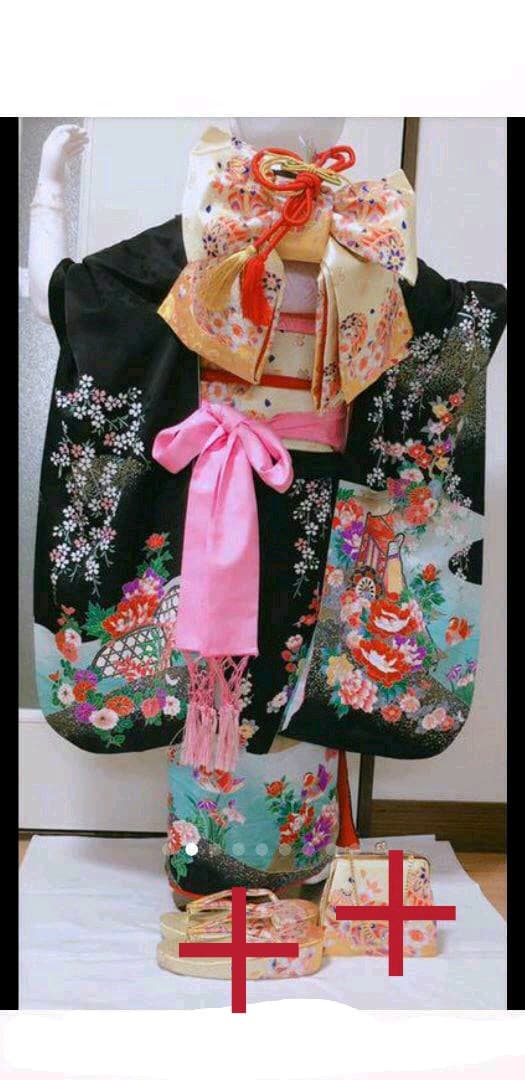 七五三七歳　正絹お着物