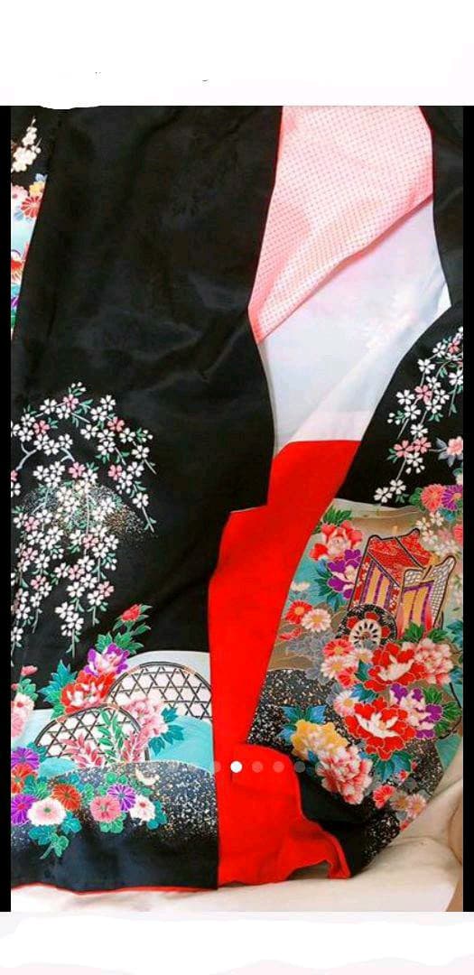 七五三七歳　正絹お着物