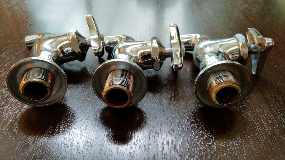 TOTO送り座付き横水栓 呼び径:20mm 型式:T23AE20C 3個