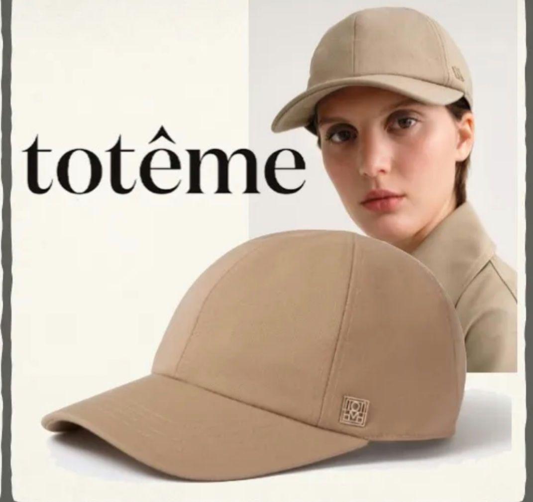 新品　totême キャップ ベージュ