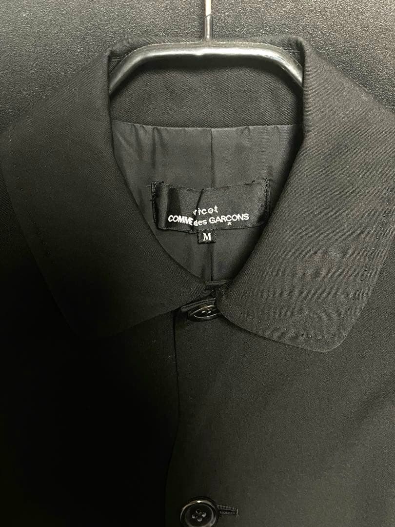トリコ　コムデギャルソン　ロングコート黒