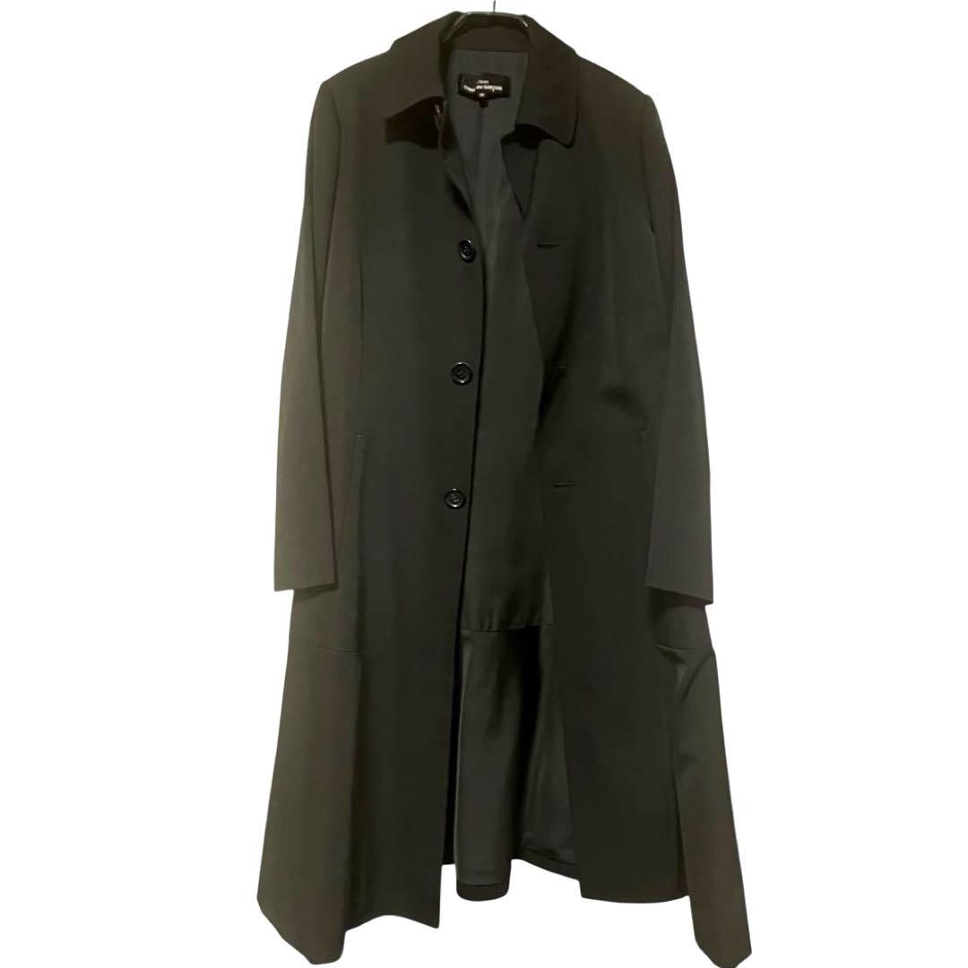 トリコ　コムデギャルソン　ロングコート黒