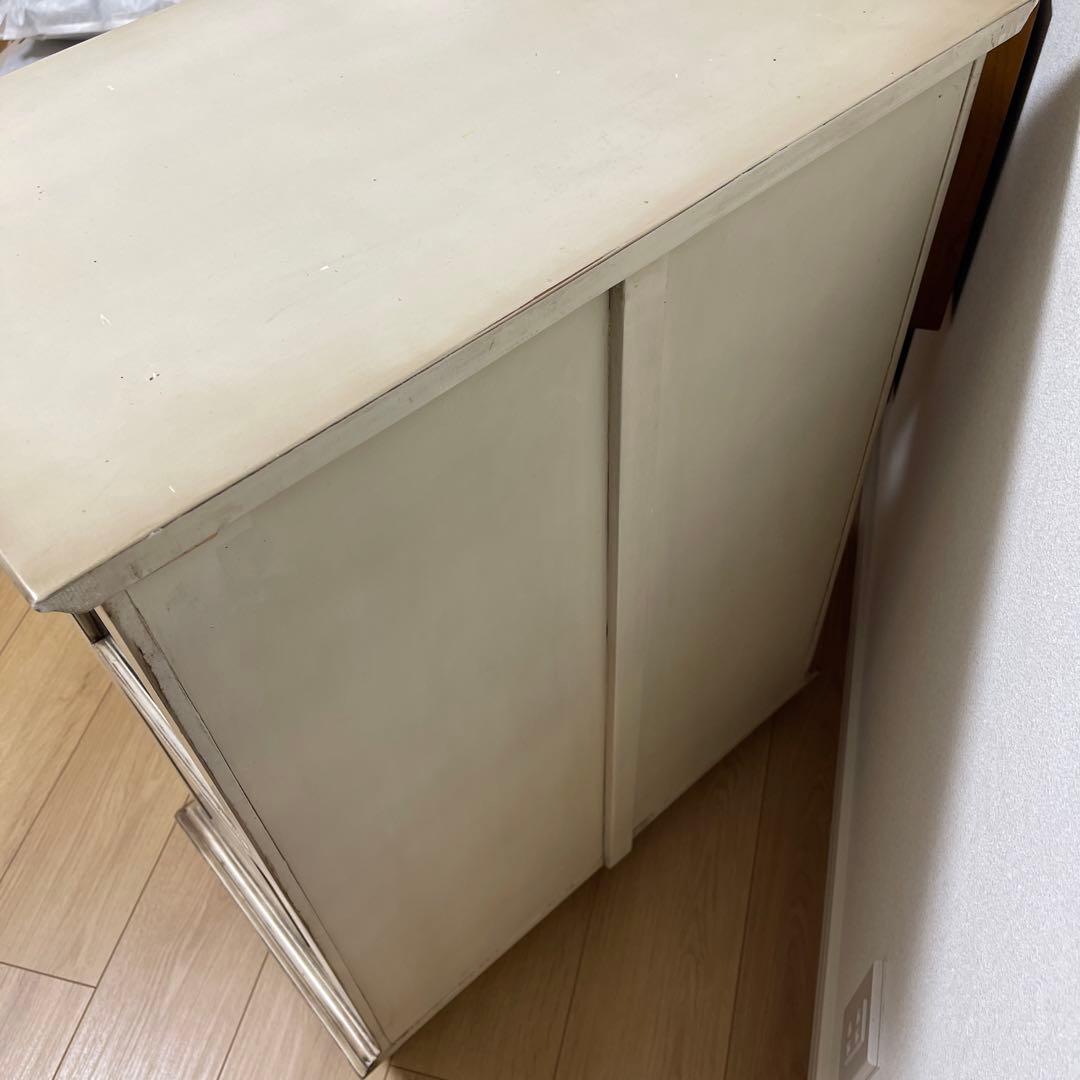 フランス　棚　収納棚　フレンチ　ヨーロッパ調　シェルフ　ホワイト　アンティーク棚