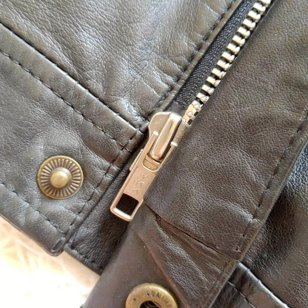 あ*ぱ様 Yves Saint Laurent 牛革 レザージャケット レザーブ