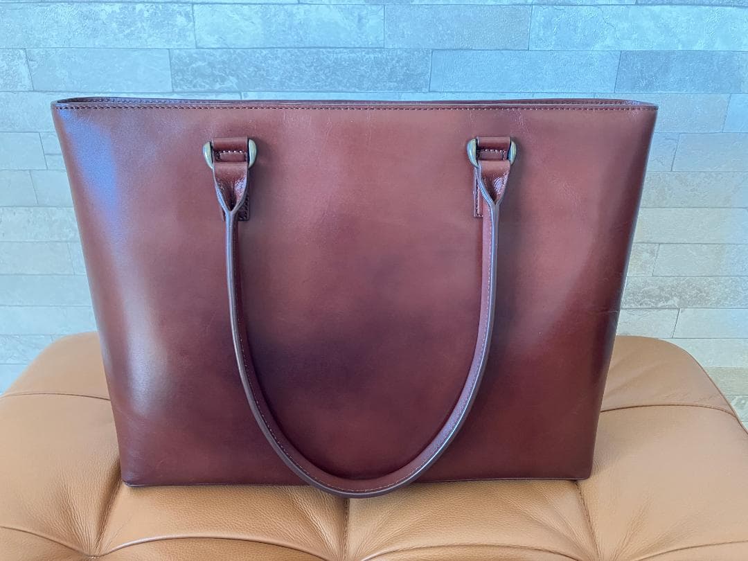 マザーハウス　アンティーク スリム トート