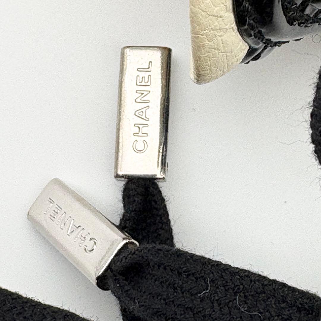 CHANEL シャネル ココマーク スニーカー 37 アイボリー 黒