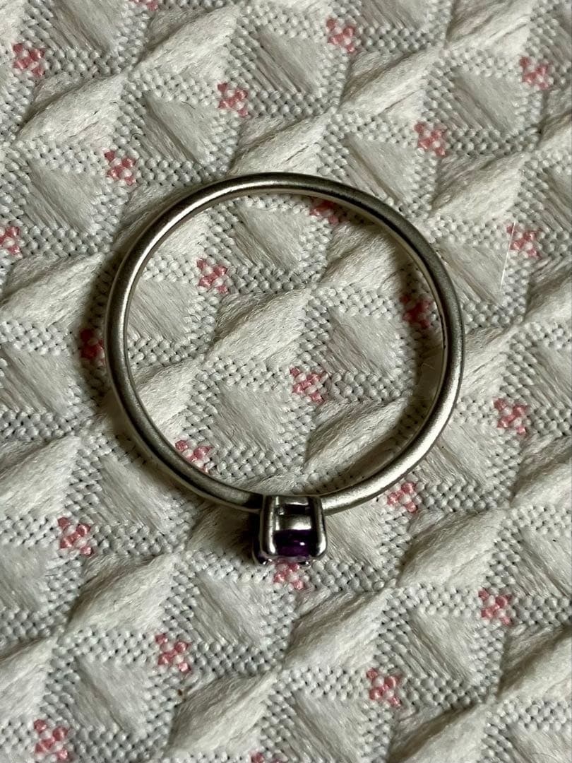 pt900＊バイカラーサファイアリングです