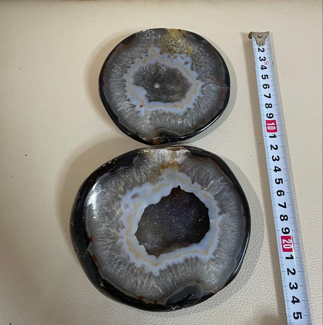 トレジャー瑪瑙 ドゥルージーアゲート 聚宝盆 約1.8キロ シュガー 浄化 幸運