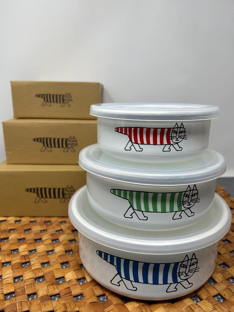 野田琺瑯 リサラーソン 　　　　 　　　　マイキー 保存容器