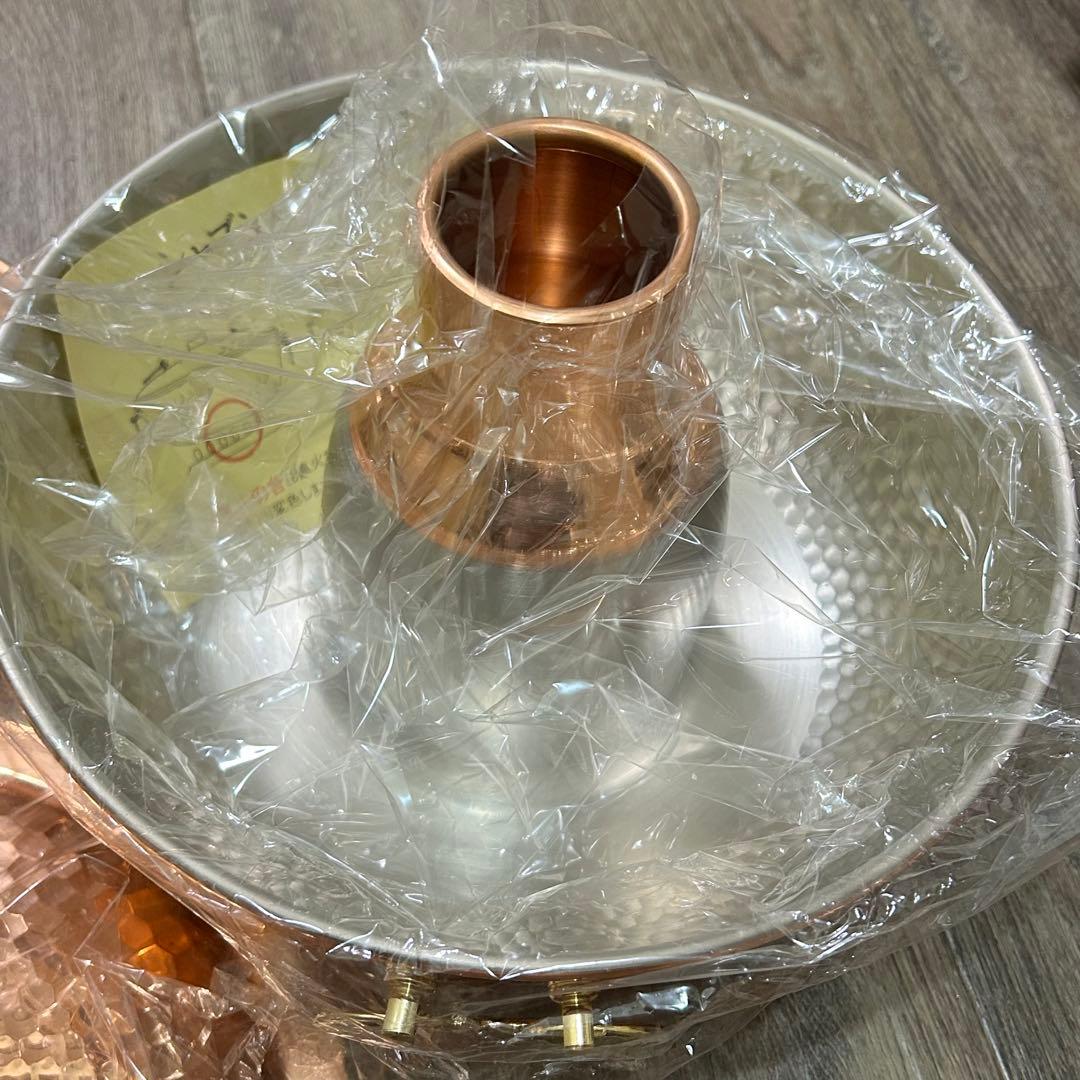 しゃぶしゃぶ鍋　copper100 ware 新光堂製