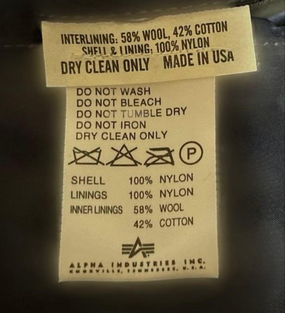 U.S. AIR FORCE TYPE B-15C フライトジャケット 38