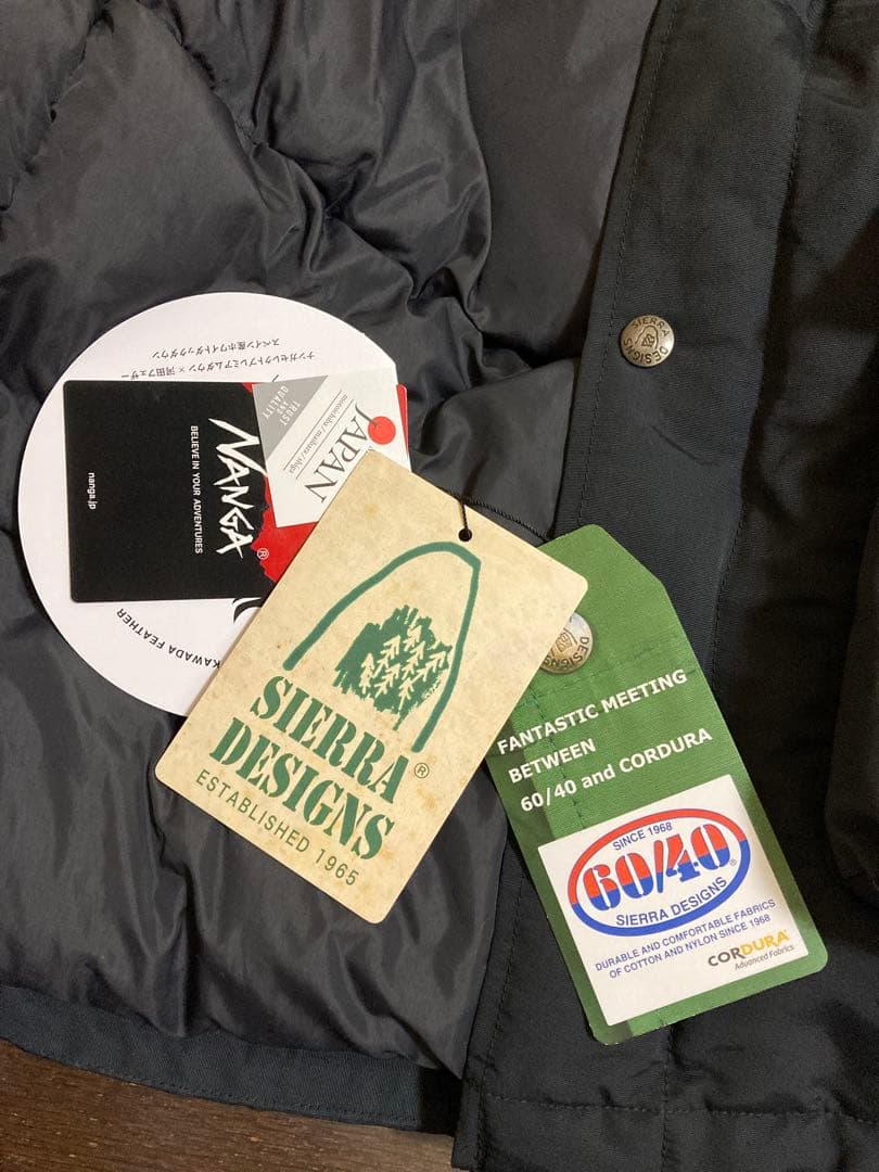 ナンガ別注シェラデザインコーデュラマウンテンダウンパーカーM